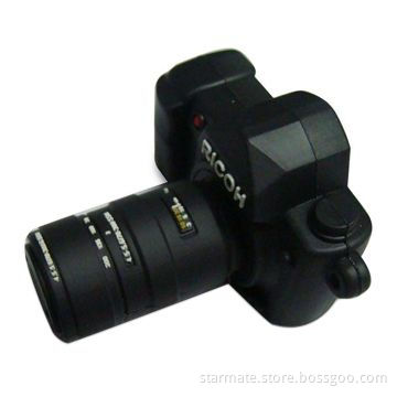 Camera USB Flash Drive, Anti-shock and Moisture-resistance, Made of PVC Material